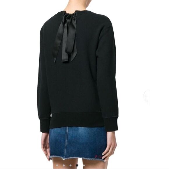 NWT Marc Jacobs Black Fringed Sweatshirt - Picture 2 of 10